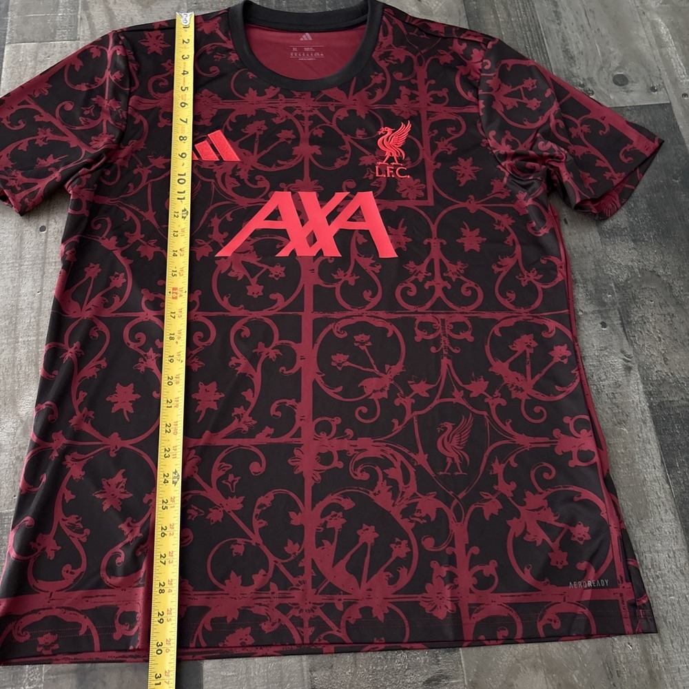 adidas 2025-26 Liverpool Men's Pre-Match Soccer Jersey XL - Picture 4 of 9